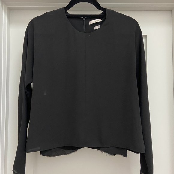 Aritzia - Babaton Arturo Blouse Top - Black - Small - Picture 4 of 6